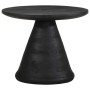 Mesa auxiliar madera maciza de mango negra Ø50x40 cm by , Side tables - Ref: Foro24-4017535, Price: 141,53 €, Discount: %