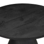 Mesa auxiliar madera maciza de mango negra Ø50x40 cm by , Side tables - Ref: Foro24-4017535, Price: 141,53 €, Discount: %