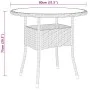 5-teiliges Garten-Ess-Set aus schwarzem synthetischem Rattan von vidaXL, Gartensets - Ref: Foro24-3058494, Preis: 322,11 €, R...