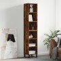 Aparador alto contrachapada roble ahumado 34,5x32,5x180 cm by , Sideboards - Ref: Foro24-3189858, Price: 81,06 €, Discount: %