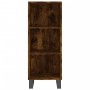 Aparador alto contrachapada roble ahumado 34,5x32,5x180 cm by , Sideboards - Ref: Foro24-3189858, Price: 81,06 €, Discount: %