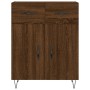 Aparador alto madera contrachapada marrón roble 69,5x34x180 cm by , Sideboards - Ref: Foro24-3200552, Price: 147,41 €, Discou...