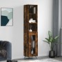 Aparador de madera contrachapada roble ahumado 34,5x34x180 cm von , Sideboards - Ref: Foro24-3189866, Preis: 86,12 €, Rabatt: %
