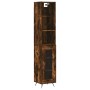 Aparador de madera contrachapada roble ahumado 34,5x34x180 cm von , Sideboards - Ref: Foro24-3189866, Preis: 86,12 €, Rabatt: %