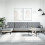 Sofá cama en forma de L tela gris claro 260x140x70 cm by , Sofas - Ref: Foro24-3157272, Price: 401,19 €, Discount: %