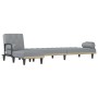 Sofá cama en forma de L tela gris claro 260x140x70 cm by , Sofas - Ref: Foro24-3157272, Price: 401,19 €, Discount: %