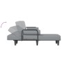 Sofá cama en forma de L tela gris claro 260x140x70 cm by , Sofas - Ref: Foro24-3157272, Price: 401,19 €, Discount: %