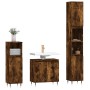 Set de muebles baño 3 pzas madera contrachapada roble ahumado von , Badezimmermöbel - Ref: Foro24-3187786, Preis: 176,95 €, R...