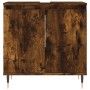 Set de muebles baño 3 pzas madera contrachapada roble ahumado von , Badezimmermöbel - Ref: Foro24-3187786, Preis: 176,95 €, R...