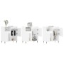 Aparadores 3 uds madera contrachapada blanco brillo by , Sideboards - Ref: Foro24-3190143, Price: 196,14 €, Discount: %