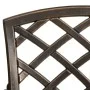 Bistro table and chairs 3 pieces cast aluminum bronze color by vidaXL, Garden sets - Ref: Foro24-315591, Price: 314,06 €, Dis...