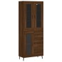 Aparador alto madera contrachapada marrón roble 69,5x34x180 cm von , Sideboards - Ref: Foro24-3198616, Preis: 178,67 €, Rabat...