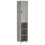 Aparador alto madera contrachapada gris Sonoma 34,5x34x180 cm von , Sideboards - Ref: Foro24-3198959, Preis: 91,17 €, Rabatt: %