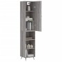 Aparador alto madera contrachapada gris Sonoma 34,5x34x180 cm von , Sideboards - Ref: Foro24-3198959, Preis: 91,17 €, Rabatt: %