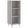 Aparador alto madera contrachapada gris Sonoma 34,5x34x180 cm von , Sideboards - Ref: Foro24-3198959, Preis: 91,17 €, Rabatt: %
