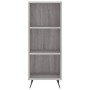Aparador alto madera contrachapada gris Sonoma 34,5x34x180 cm von , Sideboards - Ref: Foro24-3198959, Preis: 91,17 €, Rabatt: %