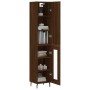 Aparador alto madera contrachapada roble marrón 34,5x34x180 cm von , Sideboards - Ref: Foro24-3199064, Preis: 113,11 €, Rabat...