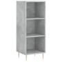 Aparador de madera contrachapada gris hormigón 34,5x34x180 cm von , Sideboards - Ref: Foro24-3199357, Preis: 89,50 €, Rabatt: %
