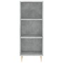 Aparador de madera contrachapada gris hormigón 34,5x34x180 cm von , Sideboards - Ref: Foro24-3199357, Preis: 89,50 €, Rabatt: %