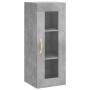 Aparador de madera contrachapada gris hormigón 34,5x34x180 cm von , Sideboards - Ref: Foro24-3199413, Preis: 99,24 €, Rabatt: %