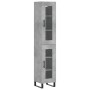 Aparador de madera contrachapada gris hormigón 34,5x34x180 cm von , Sideboards - Ref: Foro24-3199453, Preis: 106,33 €, Rabatt: %