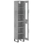 Aparador de madera contrachapada gris hormigón 34,5x34x180 cm von , Sideboards - Ref: Foro24-3199453, Preis: 106,33 €, Rabatt: %