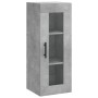 Aparador de madera contrachapada gris hormigón 34,5x34x180 cm von , Sideboards - Ref: Foro24-3199453, Preis: 106,33 €, Rabatt: %