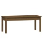 Garden bench solid pine wood honey brown 109x44x45 cm by vidaXL, garden benches - Ref: Foro24-824007, Price: 53,46 €, Discoun...
