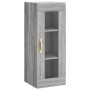 Aparador alto madera contrachapada gris Sonoma 34,5x34x180 cm by , Sideboards - Ref: Foro24-3199479, Price: 102,75 €, Discoun...