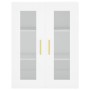 Aparador alto madera contrachapada blanco 69,5x34x180 cm by , Sideboards - Ref: Foro24-3198457, Price: 184,88 €, Discount: %