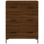 Aparador alto madera contrachapada marrón roble 69,5x34x180 cm by , Sideboards - Ref: Foro24-3198408, Price: 183,54 €, Discou...
