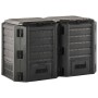Compostador de jardín negro 800 L de vidaXL, Compostadores - Ref: Foro24-312273, Precio: 130,63 €, Descuento: %