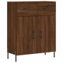 Aparador alto madera contrachapada marrón roble 69,5x34x180 cm von , Sideboards - Ref: Foro24-3198544, Preis: 199,83 €, Rabat...