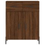 Aparador alto madera contrachapada marrón roble 69,5x34x180 cm von , Sideboards - Ref: Foro24-3198544, Preis: 199,83 €, Rabat...