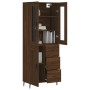 Aparador alto madera contrachapada marrón roble 69,5x34x180 cm von , Sideboards - Ref: Foro24-3198680, Preis: 190,97 €, Rabat...
