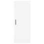 Aparador alto madera contrachapada blanco 34,5x34x180 cm by , Sideboards - Ref: Foro24-3198801, Price: 108,56 €, Discount: %
