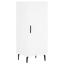 Aparador alto madera contrachapada blanco 34,5x34x180 cm by , Sideboards - Ref: Foro24-3198801, Price: 108,56 €, Discount: %