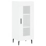 Aparador alto madera contrachapada blanco 34,5x34x180 cm de , Aparadores - Ref: Foro24-3200401, Precio: 104,56 €, Descuento: %