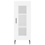 Aparador alto madera contrachapada blanco 34,5x34x180 cm de , Aparadores - Ref: Foro24-3200401, Precio: 104,56 €, Descuento: %