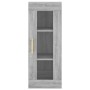 Aparador alto madera contrachapada gris Sonoma 34,5x34x180 cm de , Aparadores - Ref: Foro24-3199487, Precio: 109,07 €, Descue...