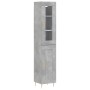 Aparador de madera contrachapada gris hormigón 34,5x34x180 cm von , Sideboards - Ref: Foro24-3199485, Preis: 100,61 €, Rabatt: %