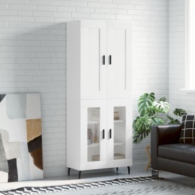 Aparador alto madera contrachapada blanco 69,5x34x180 cm von , Sideboards - Ref: Foro24-3199633, Preis: 177,74 €, Rabatt: %