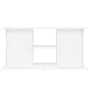 Soporte de acuario madera ingeniería blanco brillo 121x41x58 cm von , Aquarium unterstützt - Ref: Foro24-833617, Preis: 128,6...