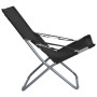 Sillas de playa plegables 2 unidades tela negro von , Gartenstühle - Ref: Foro24-47903, Preis: 124,98 €, Rabatt: %