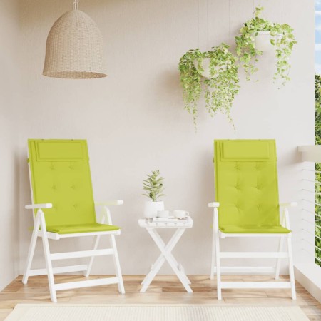 Cojines de silla respaldo alto 2 uds tela Oxford verde brillo von , Kissen für Stühle und Sofas - Ref: Foro24-361907, Preis: ...