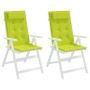 Cojines de silla respaldo alto 2 uds tela Oxford verde brillo von , Kissen für Stühle und Sofas - Ref: Foro24-361907, Preis: ...