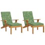 Cojines para tumbona 2 uds tela Oxford estampado de hojas von , Kissen für Stühle und Sofas - Ref: Foro24-362003, Preis: 50,3...