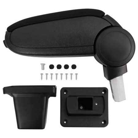 Reposabrazos para coche ABS negro 14x33x(32-48,5) cm by , Motor vehicle seats - Ref: Foro24-154651, Price: 33,30 €, Discount: %