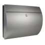 HI Buzón con compartimento de periódicos acero inox 38x13,3x30,4 cm by , mail slots - Ref: Foro24-445596, Price: 50,28 €, Dis...