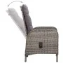 Garden bistro set 5 pieces gray synthetic rattan by vidaXL, Garden sets - Ref: Foro24-3058551, Price: 653,38 €, Discount: %